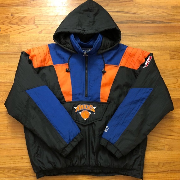 knicks starter pullover jacket